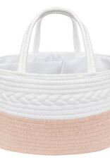 Living Textiles Living Textiles Cotton Rope Nappy Caddy with divider