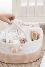 Living Textiles Living Textiles Cotton Rope Nappy Caddy with divider