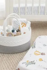 Living Textiles Living Textiles Cotton Rope Nappy Caddy with divider