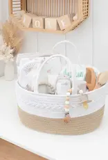 Living Textiles Living Textiles Cotton Rope Nappy Caddy with divider