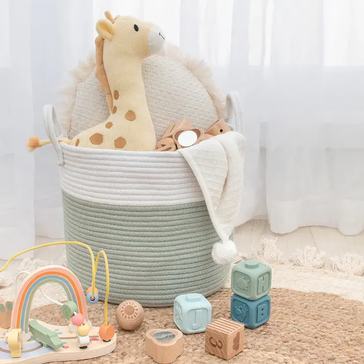 Living Textiles Living Textiles Cotton Rope Hamper - Medium