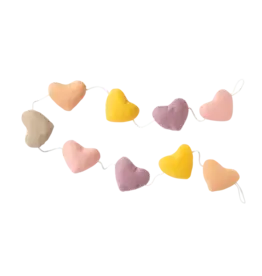 Living Textiles Living Textiles Bunting Decoration - Bohemian Bliss/Hearts