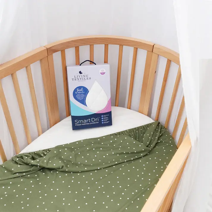 Living Textiles Living Textile Smart-Dri™  Waterproof mattress protector Cot - Round/Oval