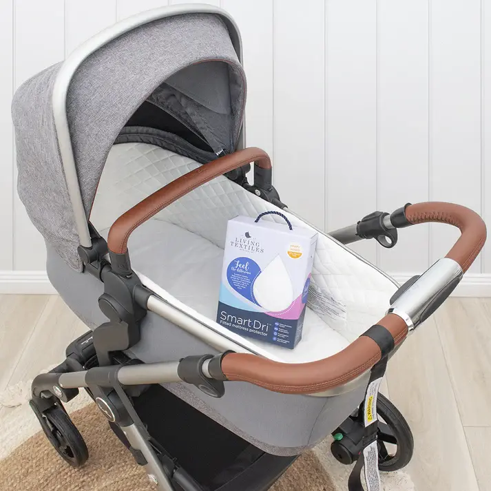 Living Textiles Living Textiles Smart-Dri™  Waterproof mattress protector Moses/Pram