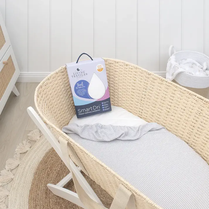 Living Textiles Living Textiles Smart-Dri™  Waterproof mattress protector Moses/Pram