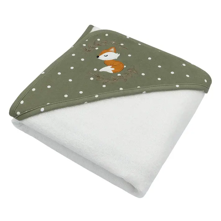 Living Textiles Living Textiles Hooded Towel (75 x 75cm) - Forest Retreat