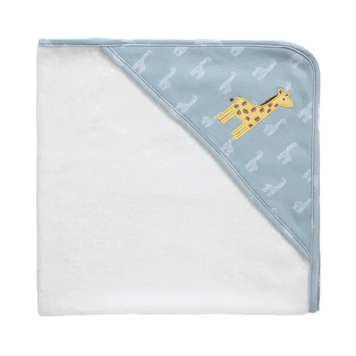 Living Textiles Living Textiles Hooded Towel (75 x 75cm) - Wild Safari/Giraffe