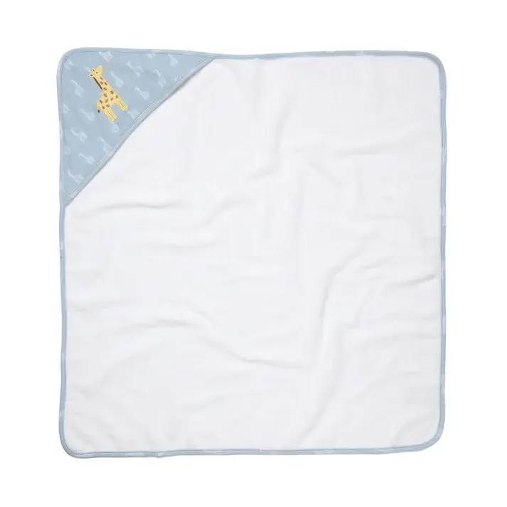 Living Textiles Living Textiles Hooded Towel (75 x 75cm) - Wild Safari/Giraffe