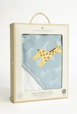 Living Textiles Living Textiles Hooded Towel (75 x 75cm) - Wild Safari/Giraffe