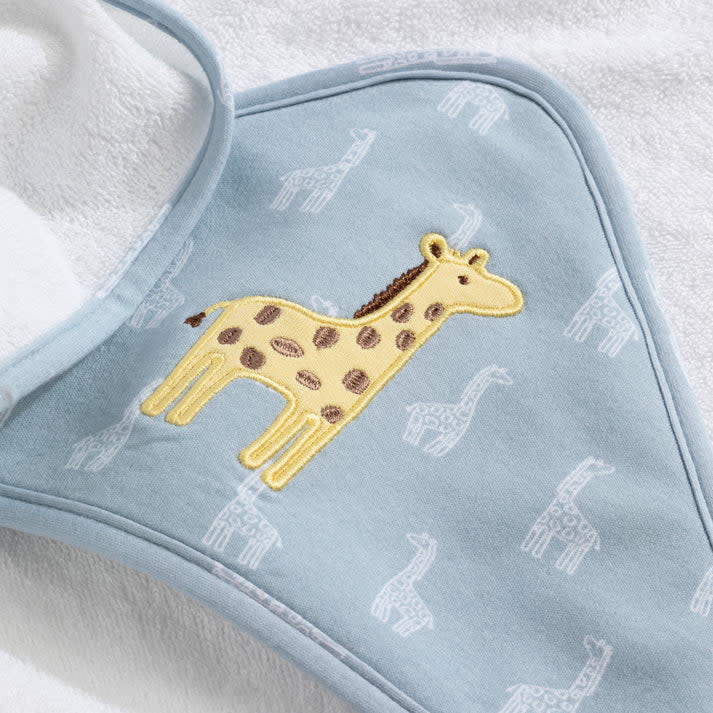 Living Textiles Living Textiles Hooded Towel (75 x 75cm) - Wild Safari/Giraffe