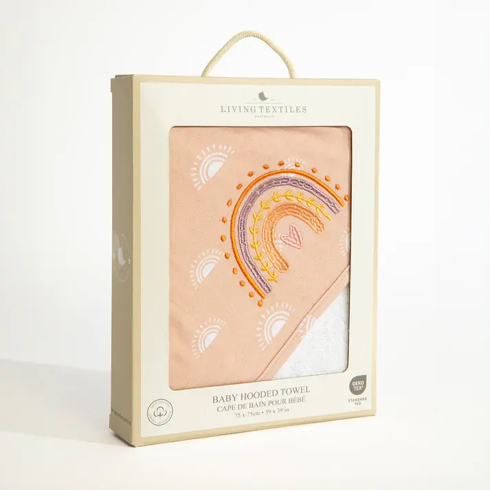 Living Textiles Living Textiles Hooded Towel (75 x 75cm) - Bohemian Bliss