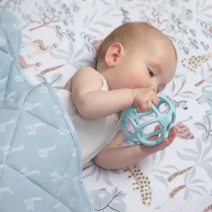 Living Textiles Living Textiles Reversible Quilted Cot Comforter - Wild Safari
