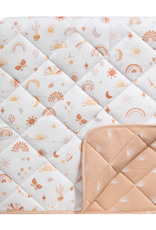 Living Textiles Living Textiles Reversible Quilted Cot Comforter - Bohemian Bliss