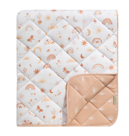 Living Textiles Living Textiles Reversible Quilted Cot Comforter - Bohemian Bliss