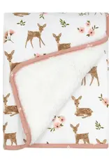Living Textiles Living Textiles Jersey/Sherpa Pram Blanket