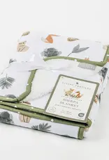 Living Textiles Living Textiles Jersey/Sherpa Pram Blanket