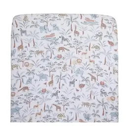 Living Textiles Living Textiles 1-Pack Cot Fitted Sheet - Wild Safari
