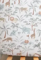 Living Textiles Living Textiles 1-Pack Cot Fitted Sheet - Wild Safari