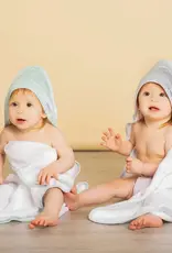 Bubba Blue Bubba Blue Nordic 2 PK Hooded Towel Dusty Sky/ Mint