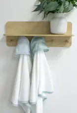 Bubba Blue Bubba Blue Nordic 2 PK Hooded Towel Dusty Sky/ Mint