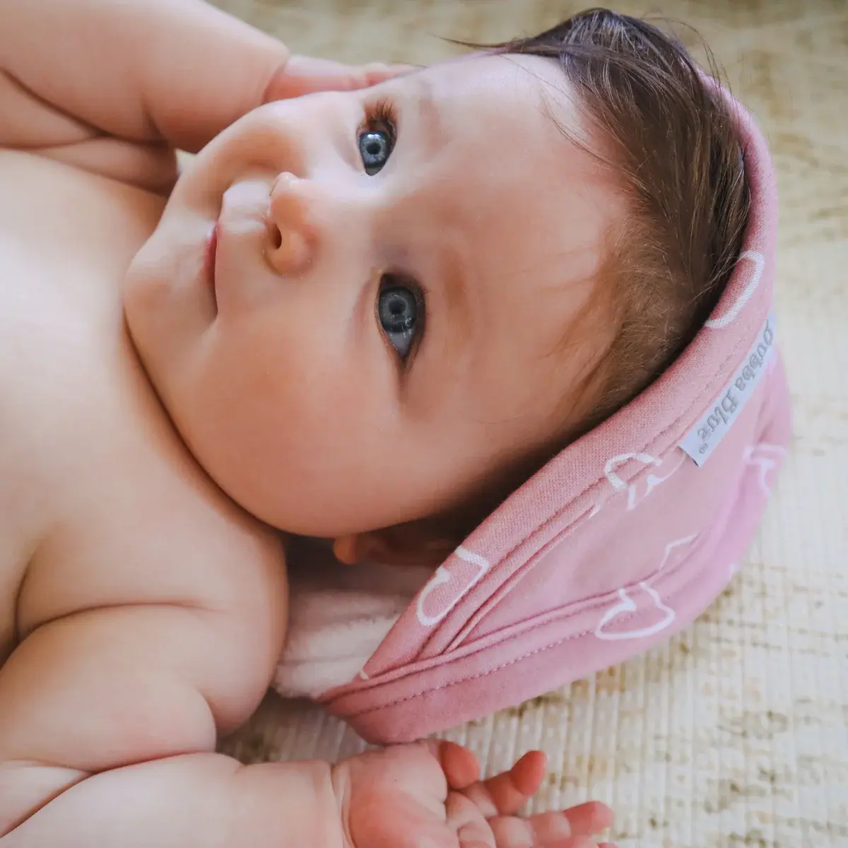 Bubba Blue Bubba Blue 2 PK Hooded Towel Dusty Berry/ Rose