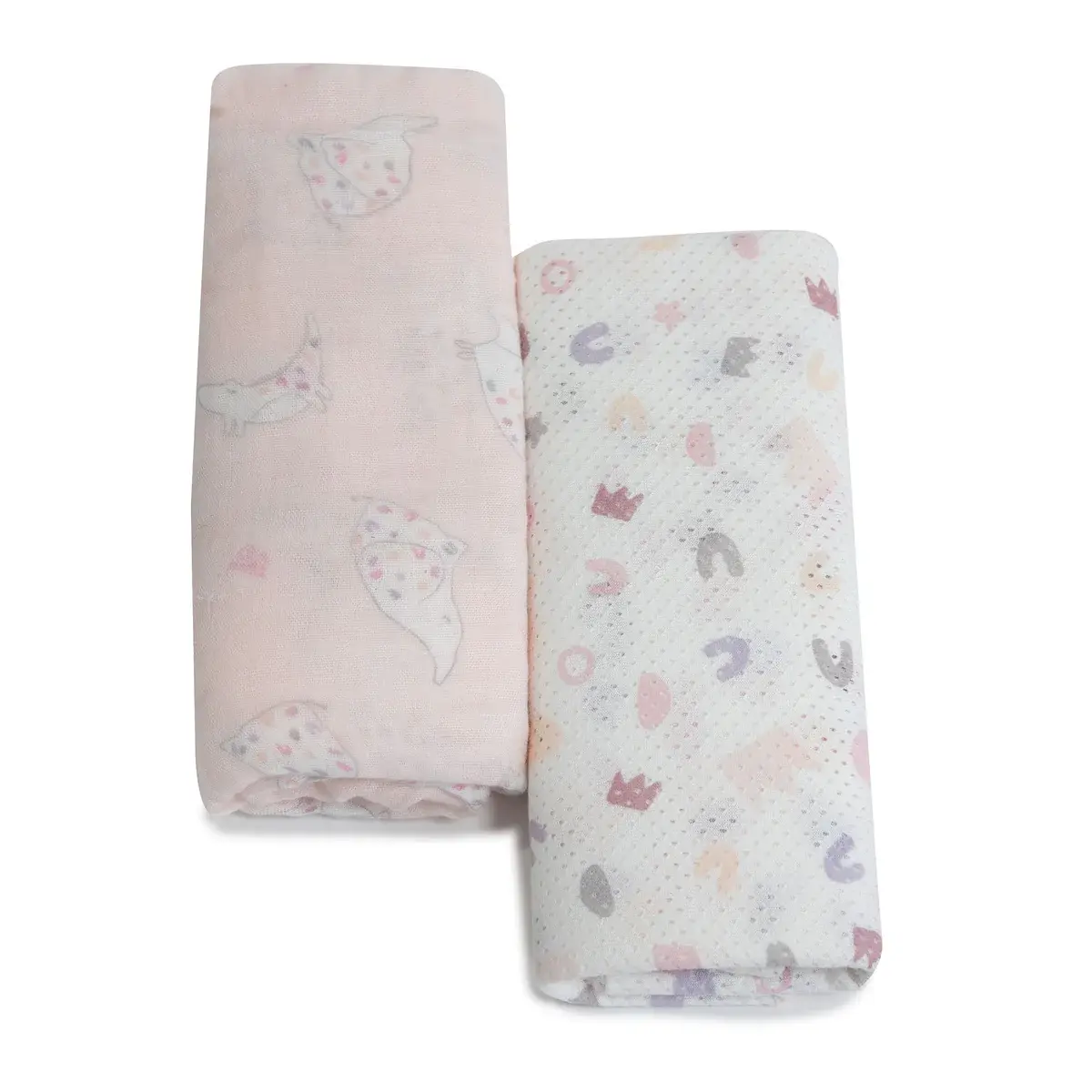 Bubba Blue Bubba Blue Sleepy Safari 2pk Muslin Air+ Wraps