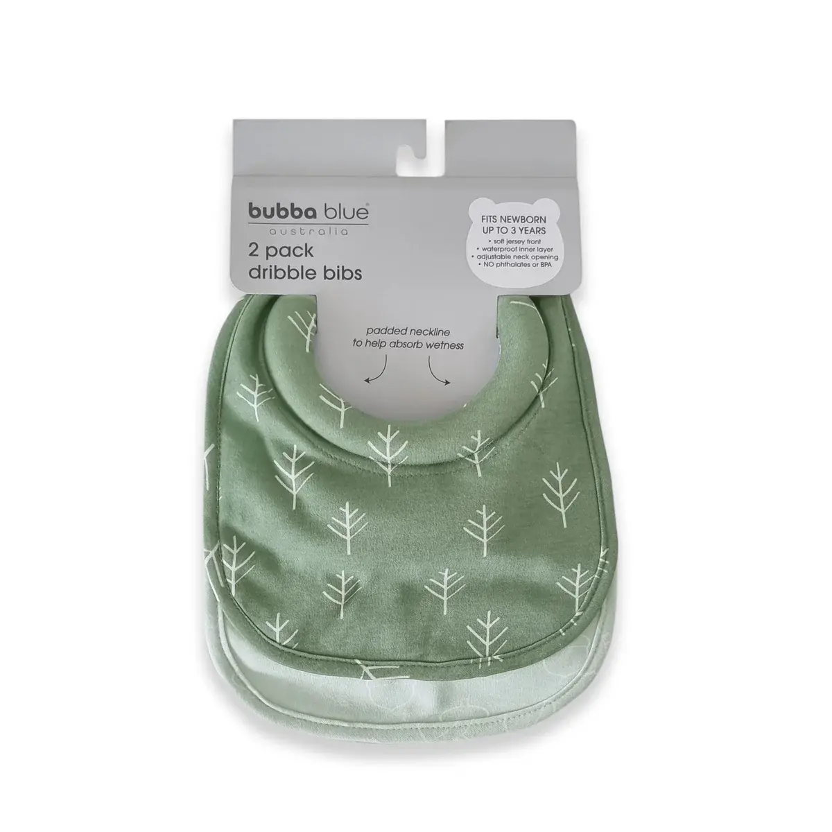 Bubba Blue Bubba Blue Nordic 2pk Dribble Bib