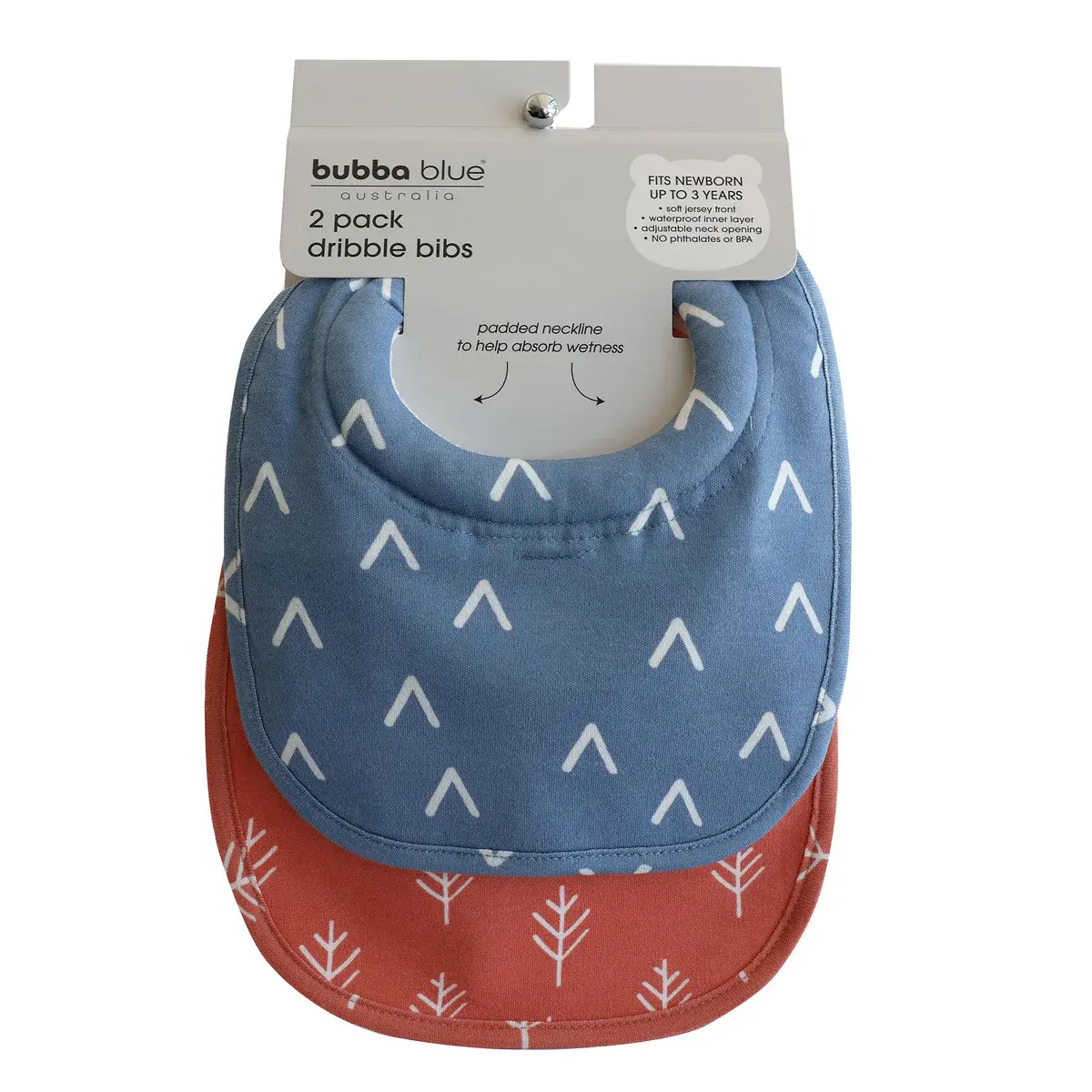 Bubba Blue Bubba Blue Nordic 2pk Dribble Bib