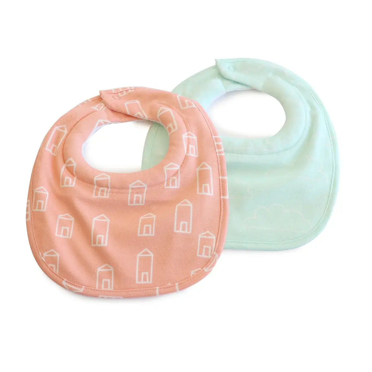 Bubba Blue Bubba Blue Nordic 2pk Dribble Bib