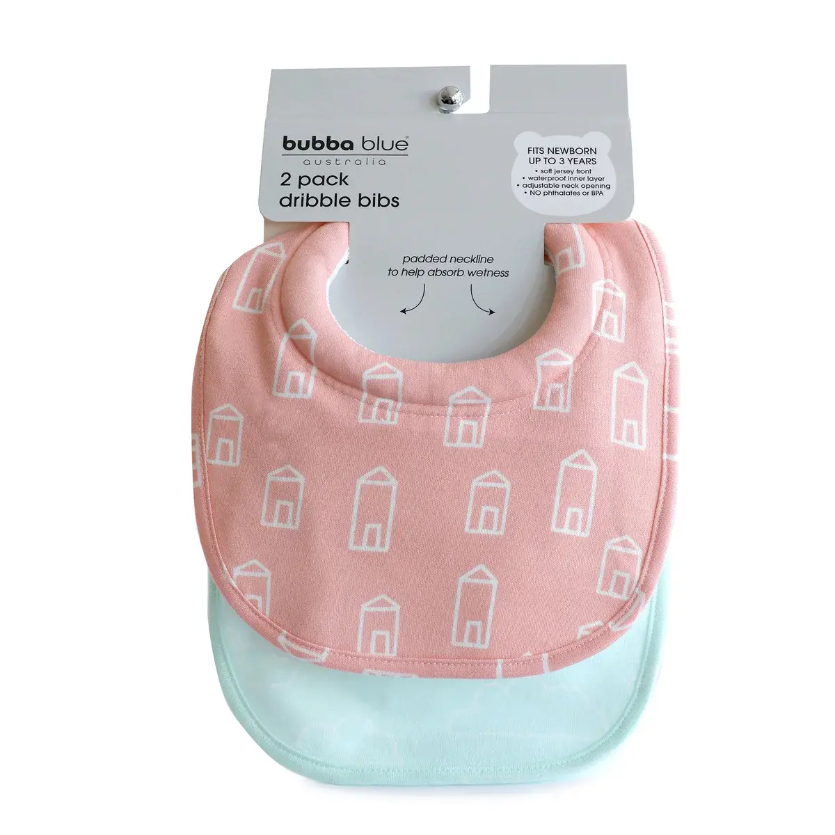 Bubba Blue Bubba Blue Nordic 2pk Dribble Bib