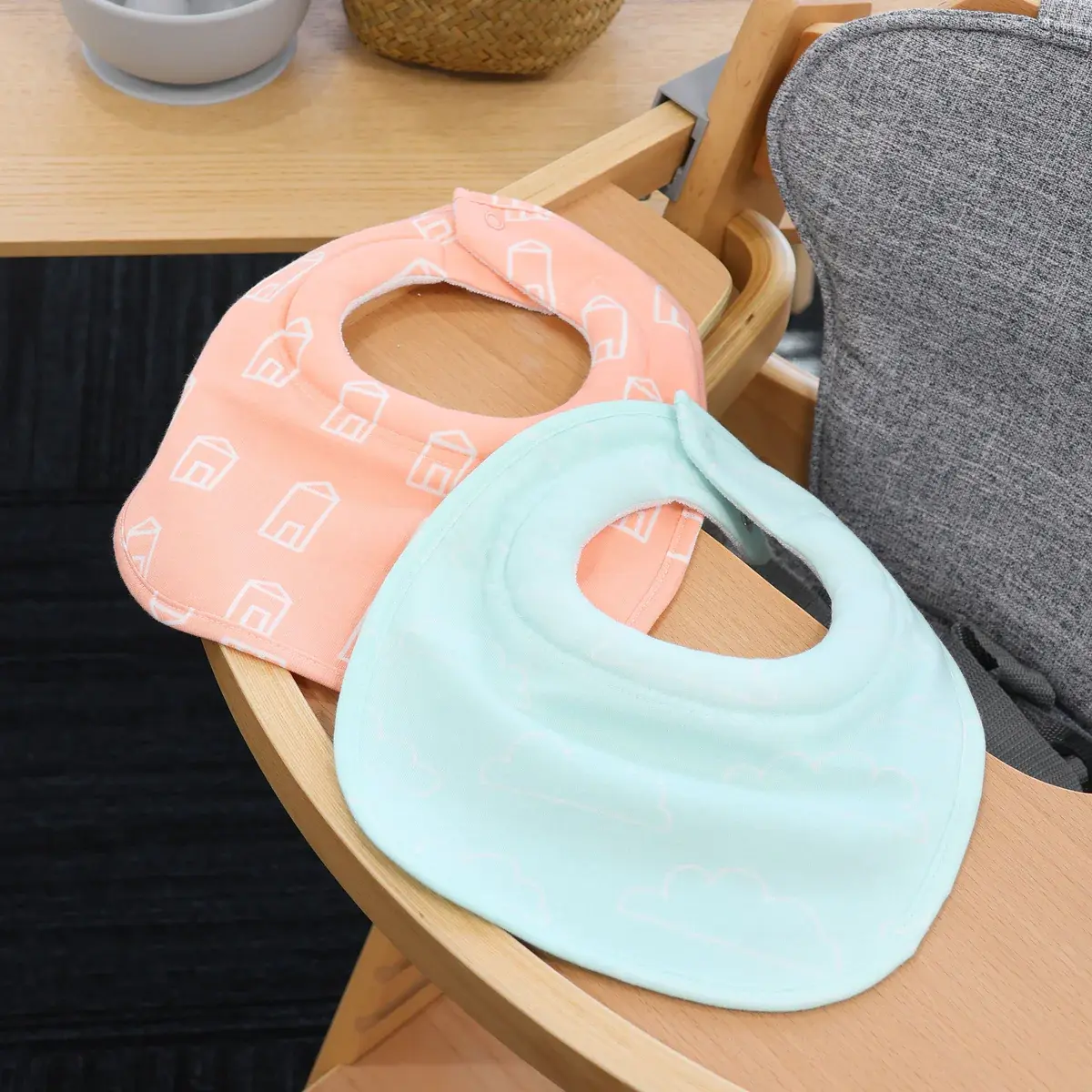Bubba Blue Bubba Blue Nordic 2pk Dribble Bib