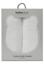 Bubba Blue Bubba Blue Everyday Essentials 2pk Bath Towel White