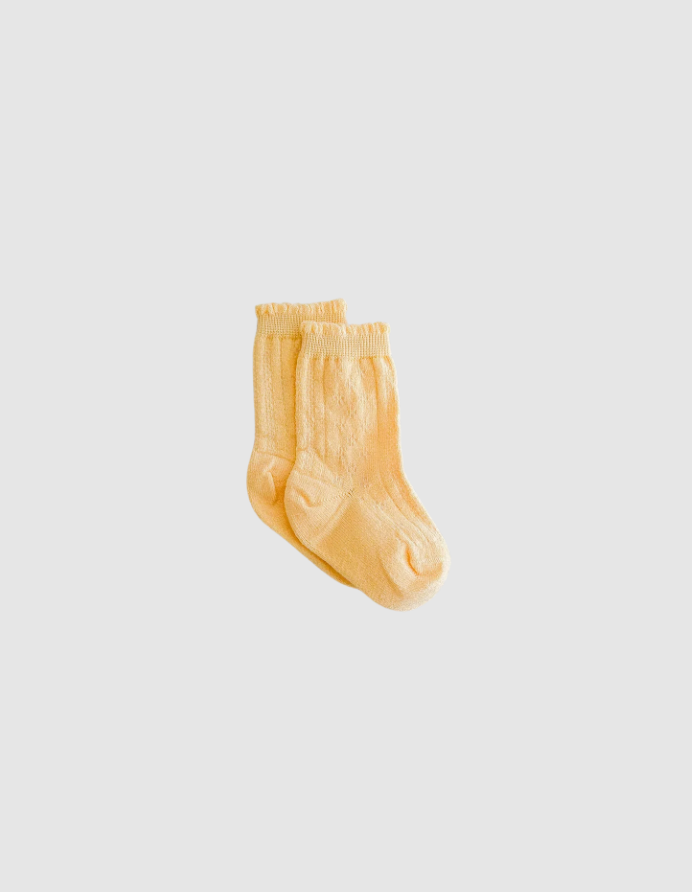 Ziggy Lou Ziggy Lou Socks Lace Butter