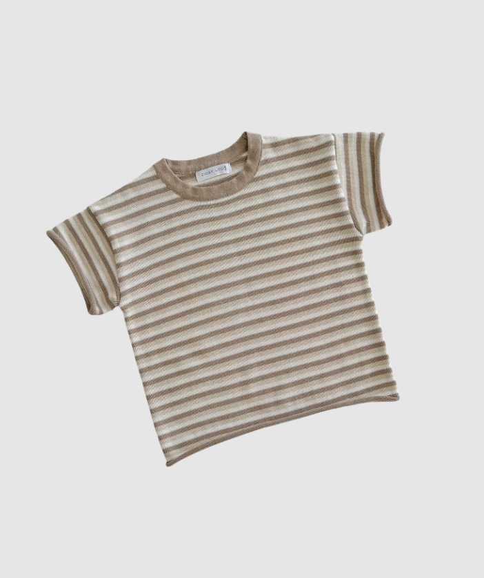 Ziggy Lou Ziggy Lou Tee Cappuccino - 0-3m