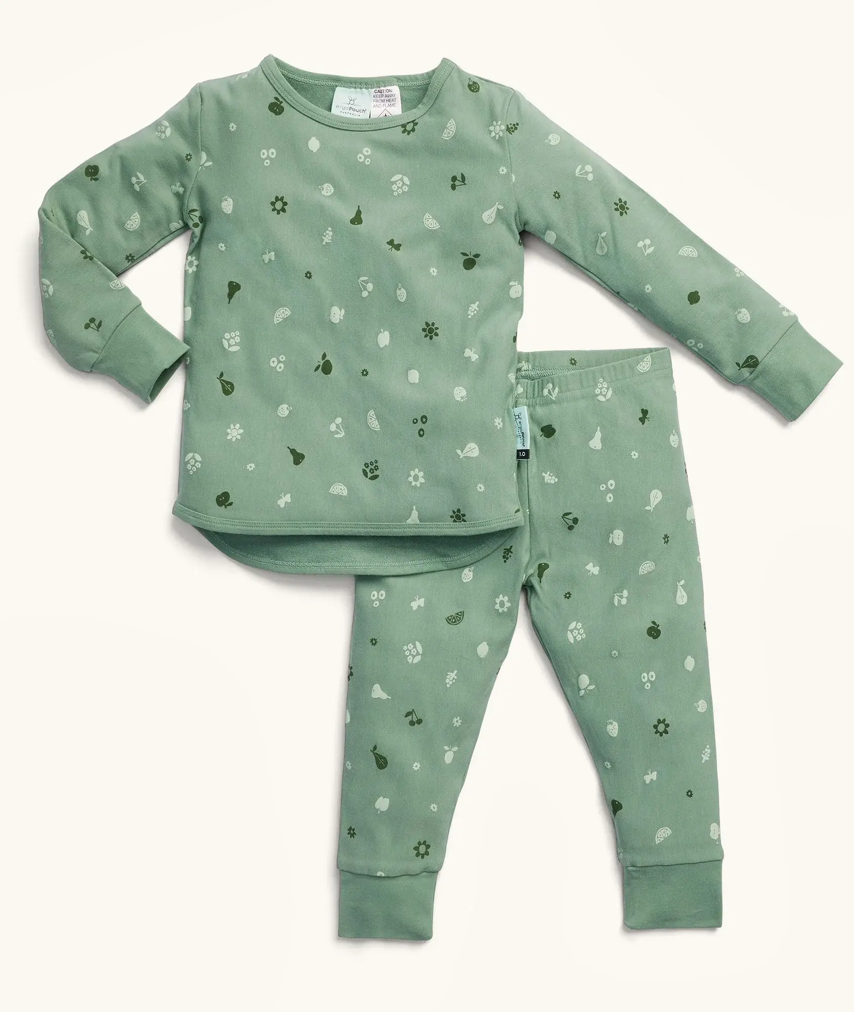 ErgoPouch ErgoPouch 1.0 Tog 2 piece Pyjama Long Sleeve Sweet Orchard