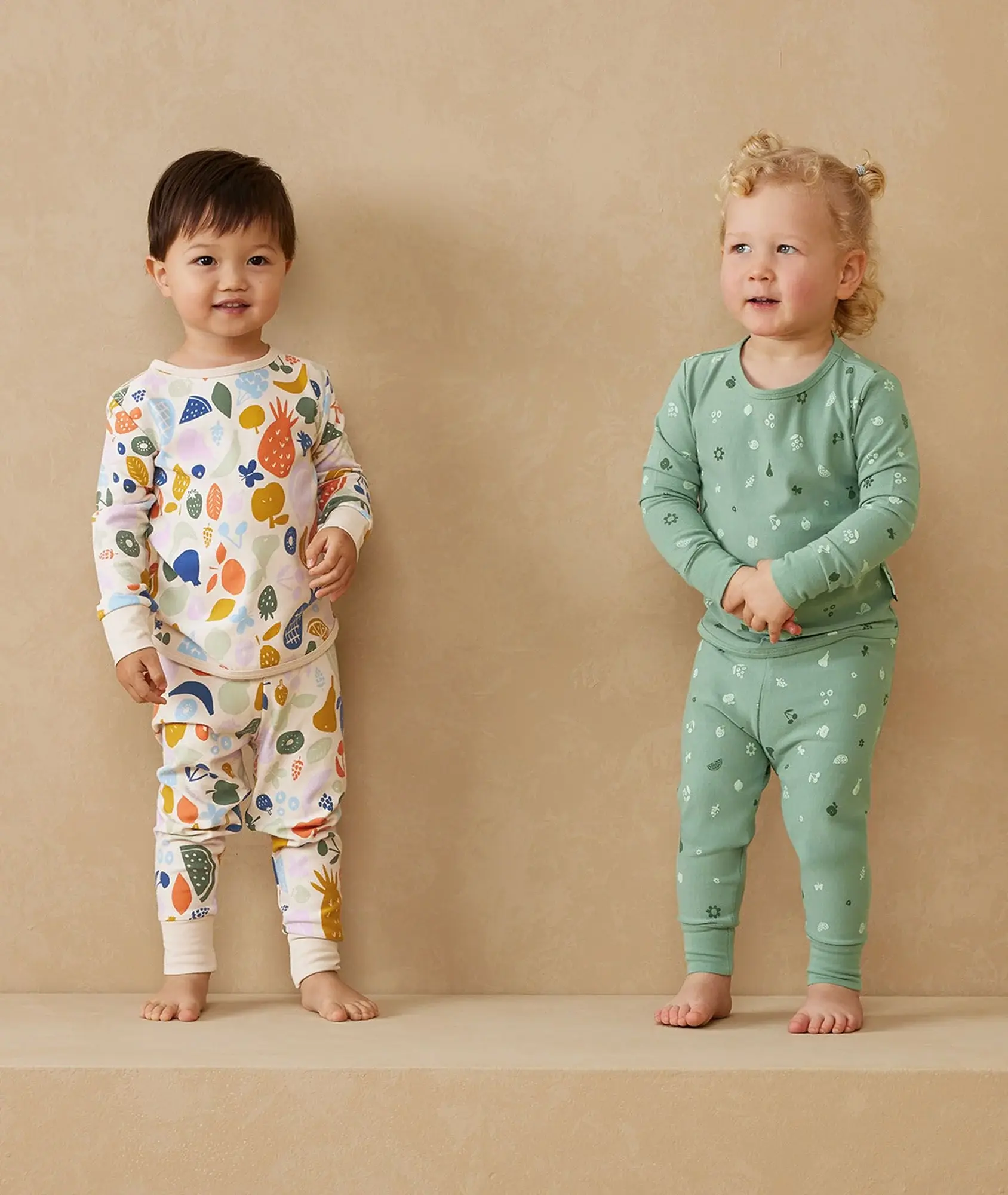 ErgoPouch ErgoPouch 1.0 Tog 2 piece Pyjama Long Sleeve Sweet Orchard