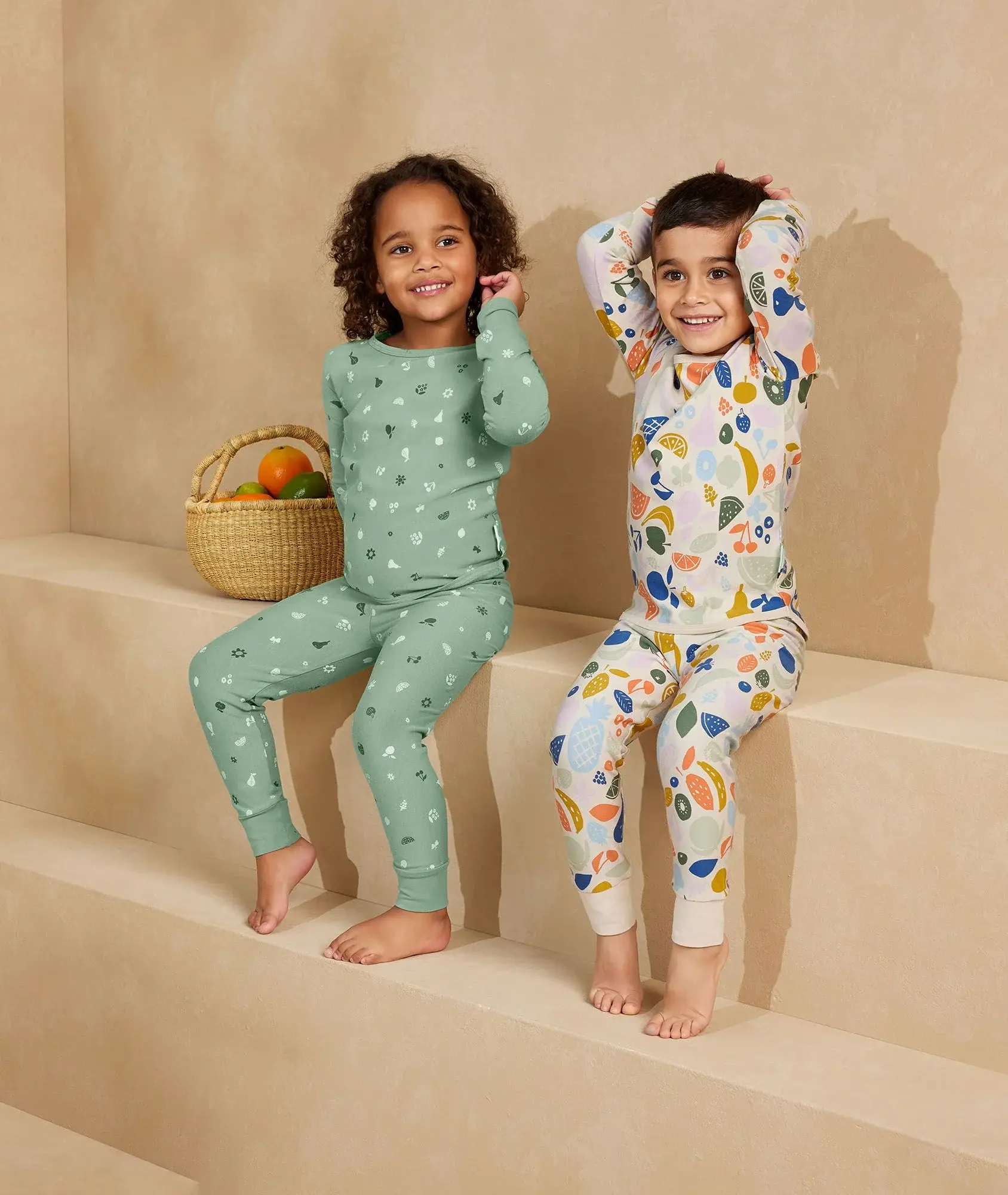 ErgoPouch ErgoPouch 0.2 Tog 2 piece Pyjama Long Sleeve Sweet Orchard