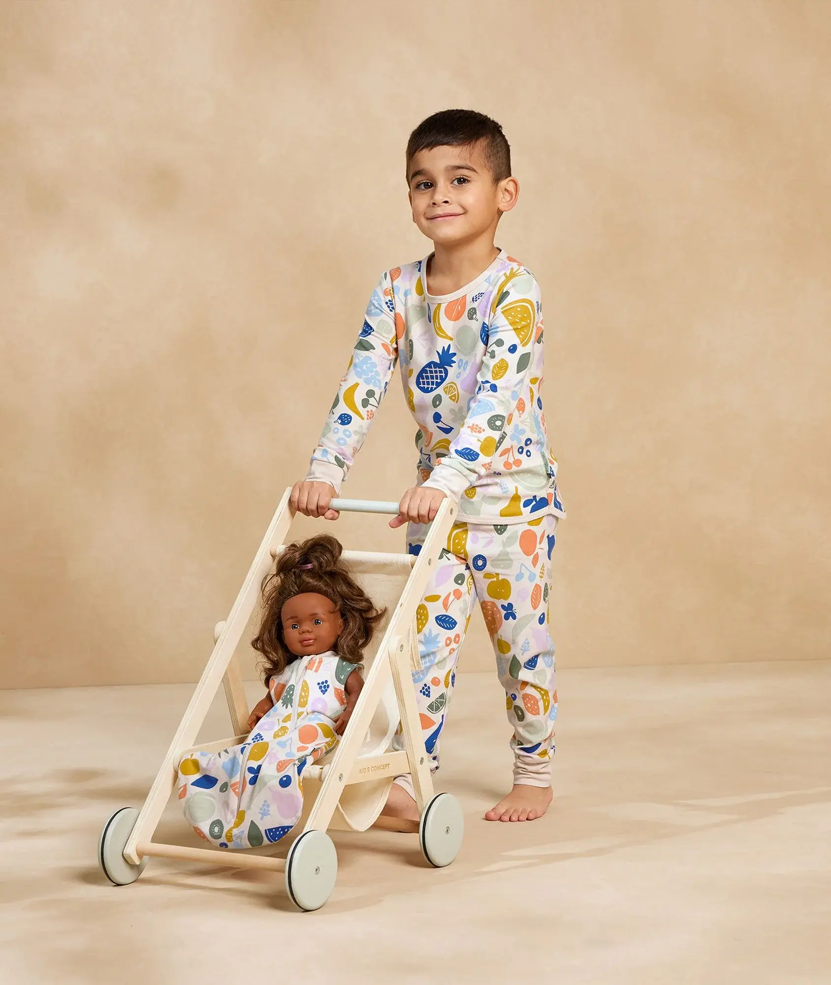 ErgoPouch ErgoPouch 1.0 Tog 2 piece Pyjama Long Sleeve Fruit Salad