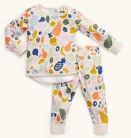 ErgoPouch ErgoPouch 0.2 Tog 2 piece Pyjama Long Sleeve Fruit Salad