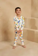 ErgoPouch ErgoPouch 0.2 Tog 2 piece Pyjama Long Sleeve Fruit Salad