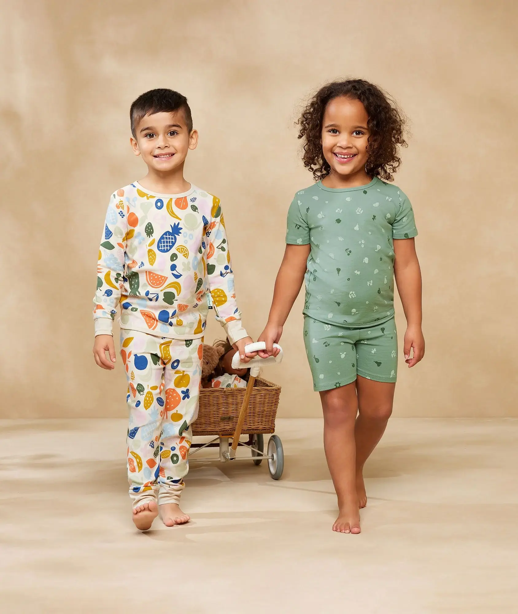 ErgoPouch ErgoPouch 0.2 Tog 2 piece Pyjama Short Sleeve Sweet Orchard