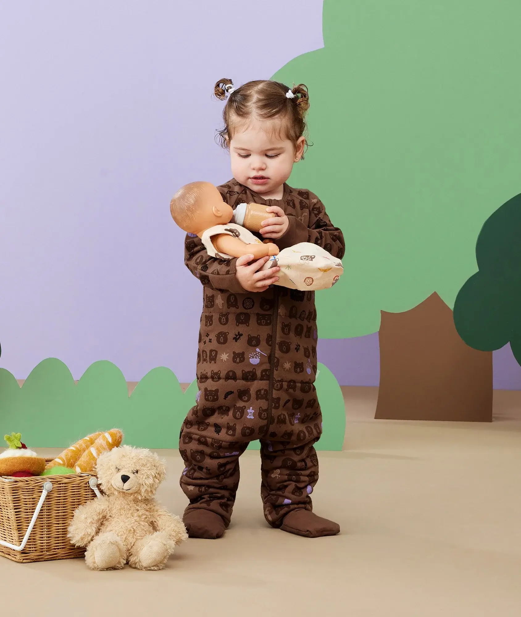 ErgoPouch ErgoPouch 3.5 Tog Sleep Onesie Picnic