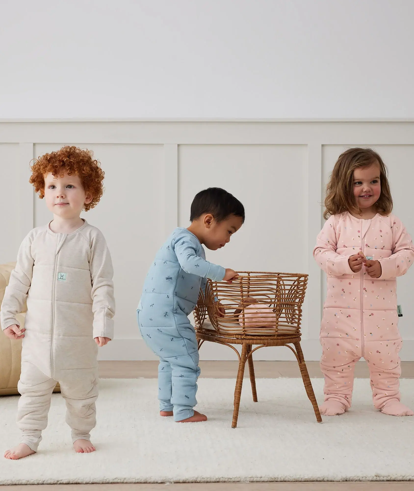 ErgoPouch ErgoPouch 3.5 Tog Sleep Onesie Oatmeal Marle