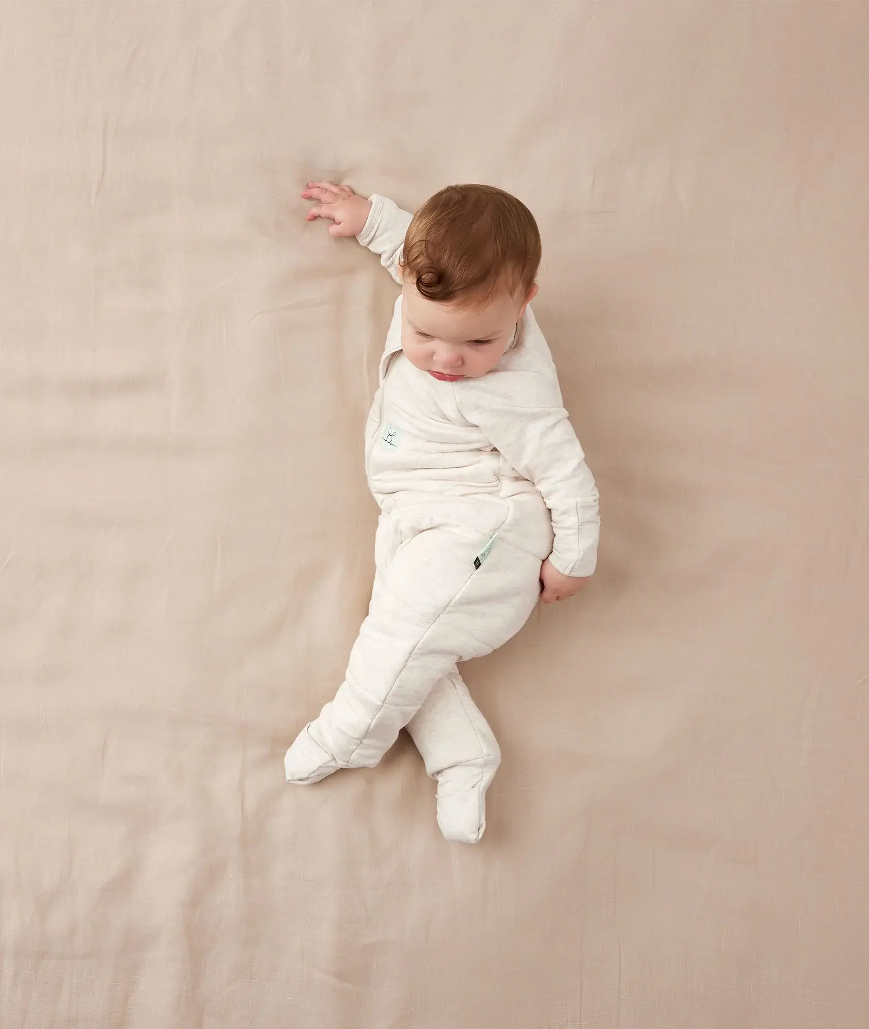 ErgoPouch ErgoPouch 2.5 Tog Sleep Onesie Oatmeal Marle