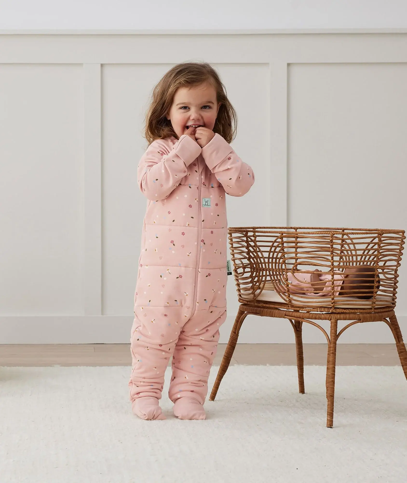 ErgoPouch ErgoPouch 2.5 Tog Sleep Onesie Daisies