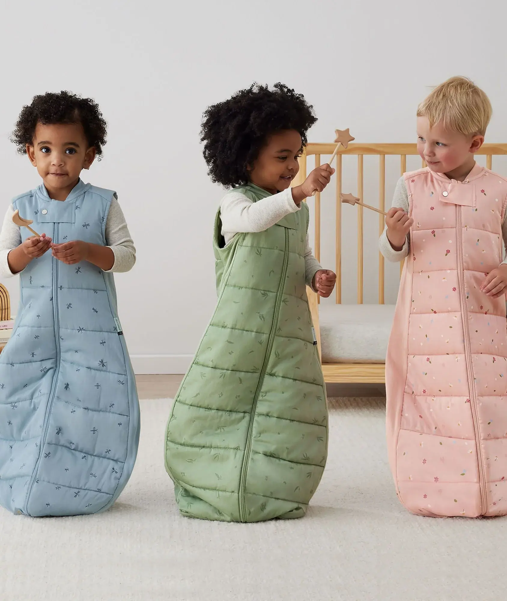 ErgoPouch ErgoPouch 2.5 Tog Sheeting Sleeping Bag Daisies