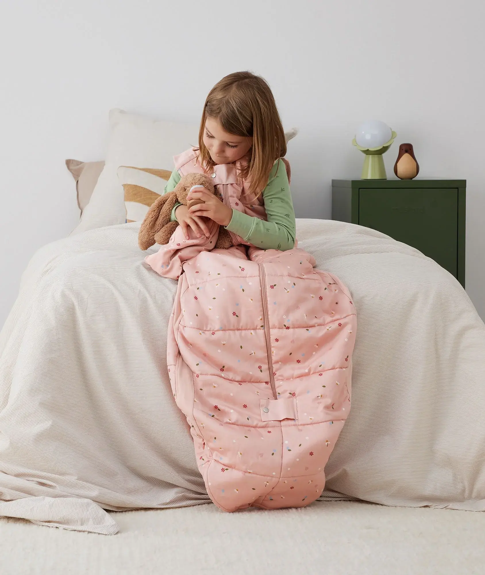 ErgoPouch ErgoPouch 2.5 Tog Sheeting Sleeping Bag Daisies