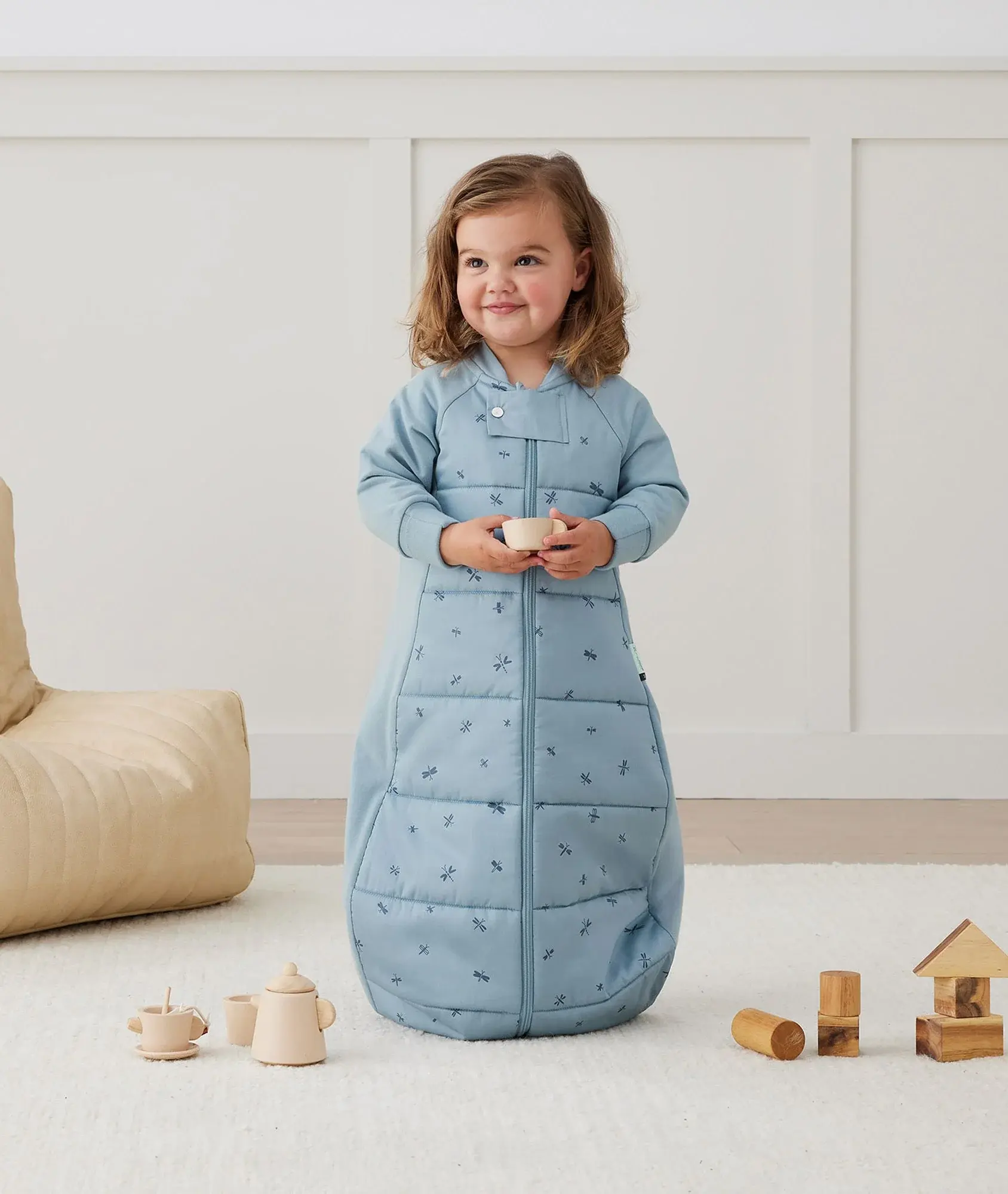 ErgoPouch ErgoPouch 3.5 Tog Sheeting Sleeping Bag Dragonflies