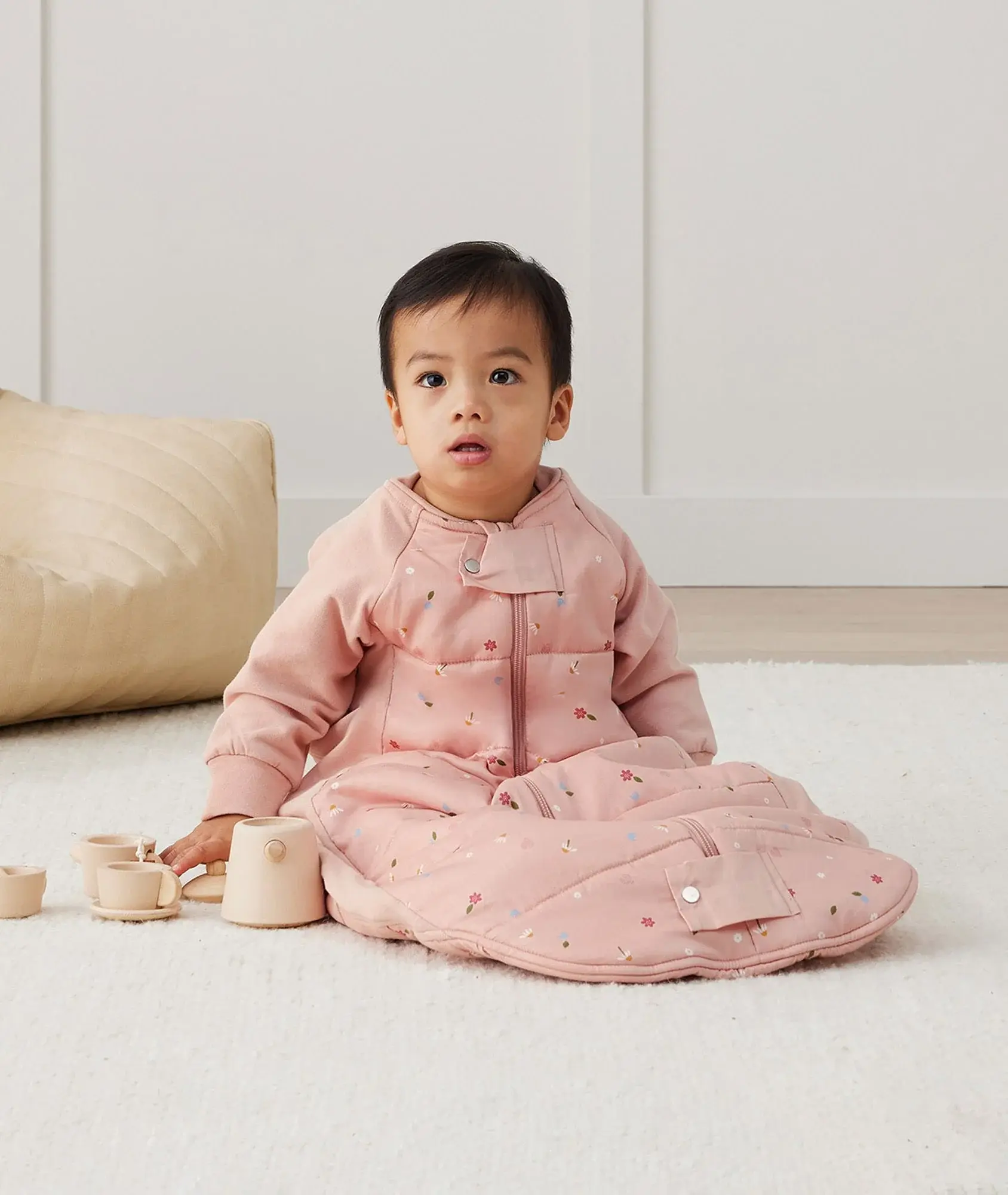 ErgoPouch ErgoPouch 3.5 Tog Sheeting Sleeping Bag Daisies