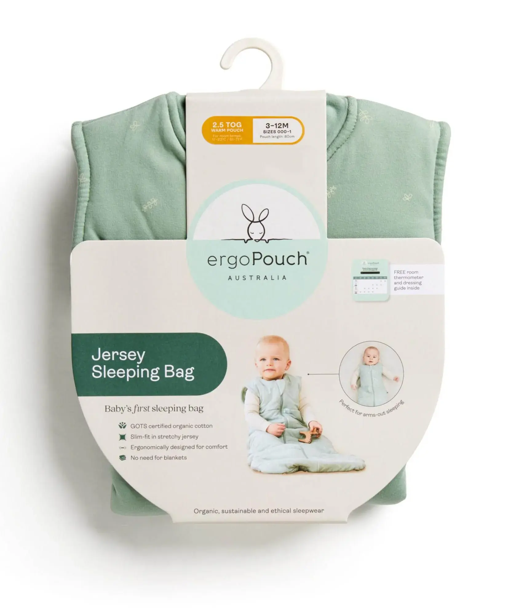 ErgoPouch ErgoPouch 2.5 Tog Jersey Sleeping Bag Party